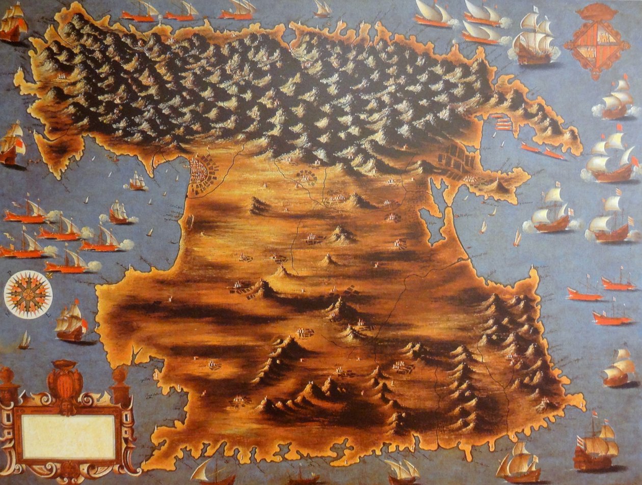 マヨルカ島の地図 作： 名誉マソット