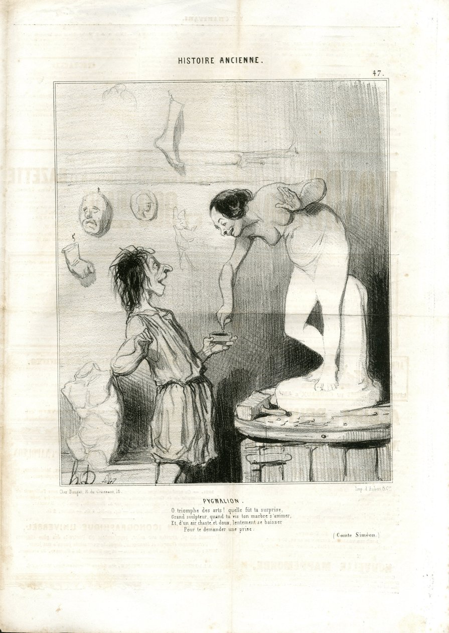 オノレ・ドーミエ（1808-1879）による「ル・シャリヴァリ」の挿絵 作： オノレ・ドーミエ