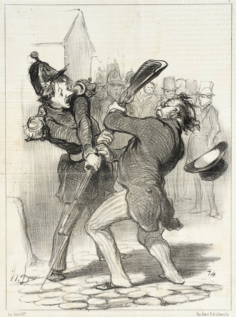 「平和の友」――コケレル演説の結果…… 作： オノレ・ドーミエ