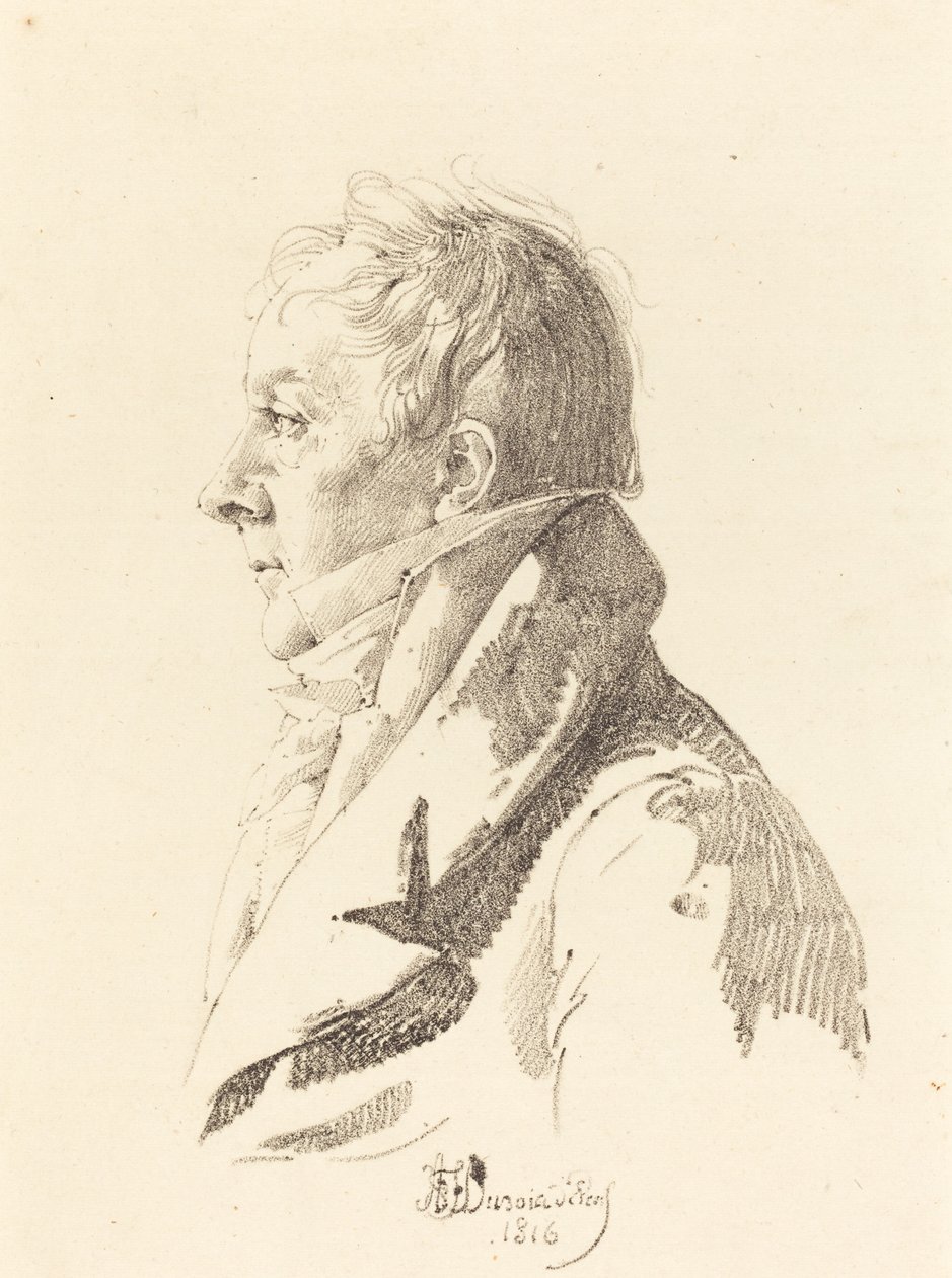 男の肖像 作： Honore Jean Dubois Duperray
