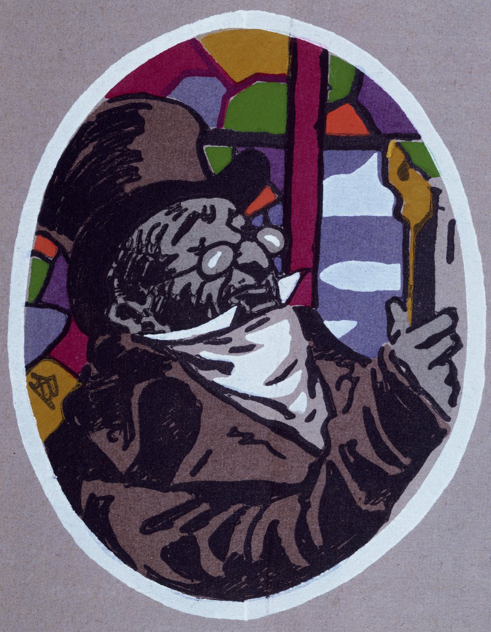 ル・いとこポンス、オノレ・ド・バルザック（1799-1850）による小説の似顔絵 作： オノレ・ド・バルザック