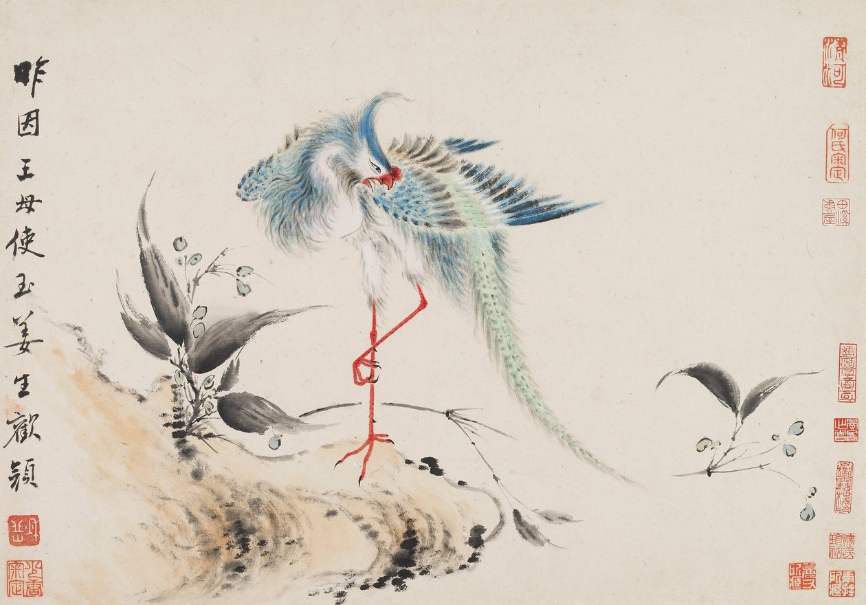 鳥と花 作： フアヤン