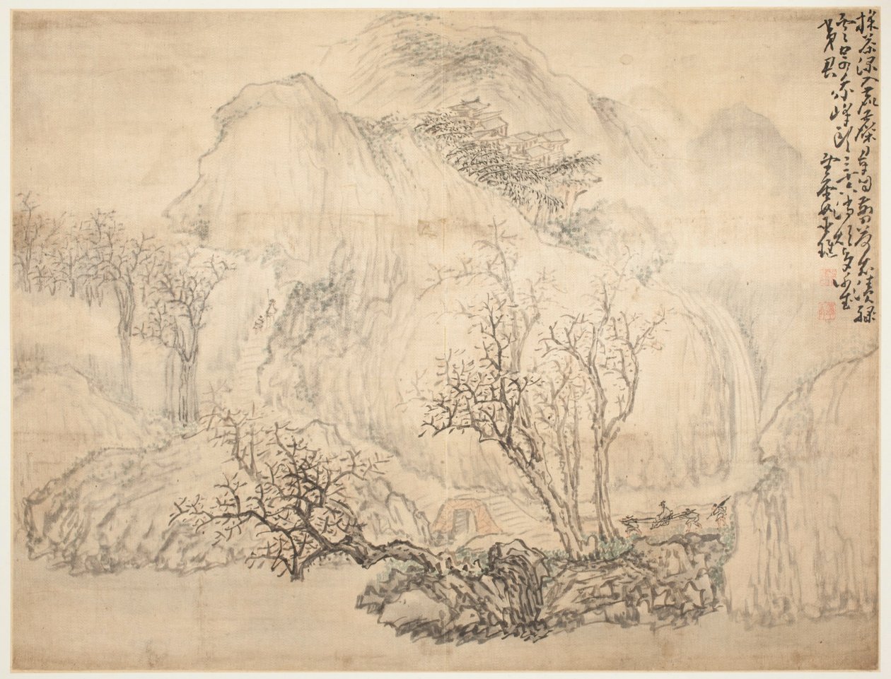 風景と人物風景 作： 黄神