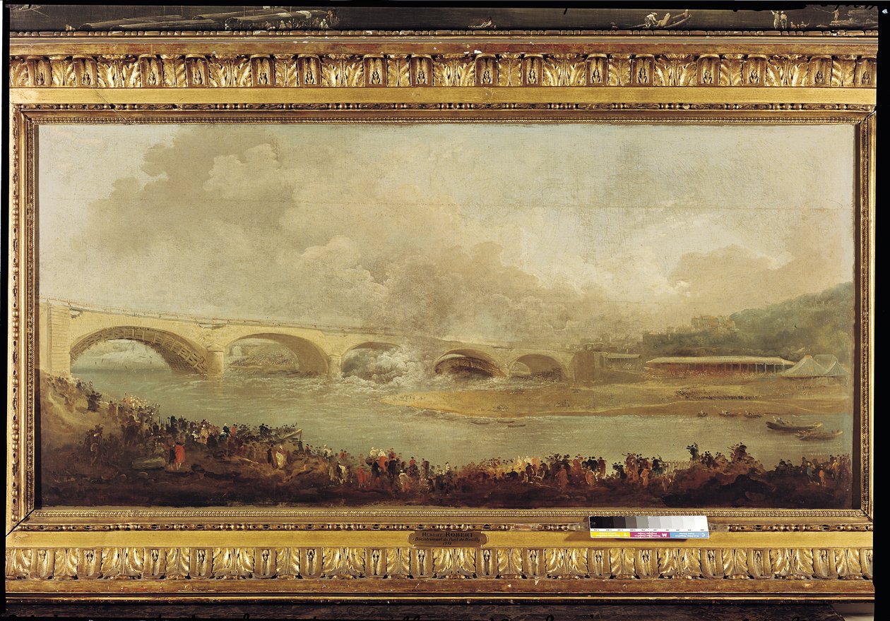 1772年のヌイイ橋の除幕 作： ヒューバート・ロバート