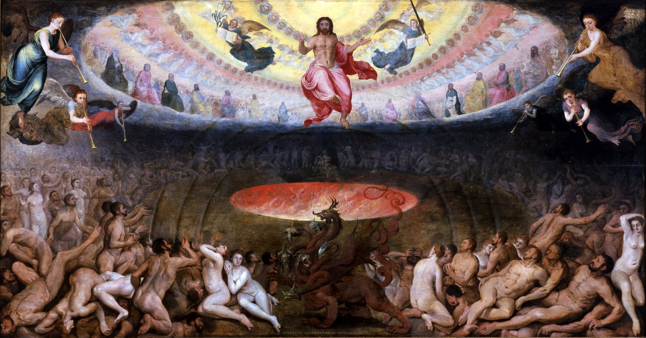 最後の審判 作： Hubert Goltzius