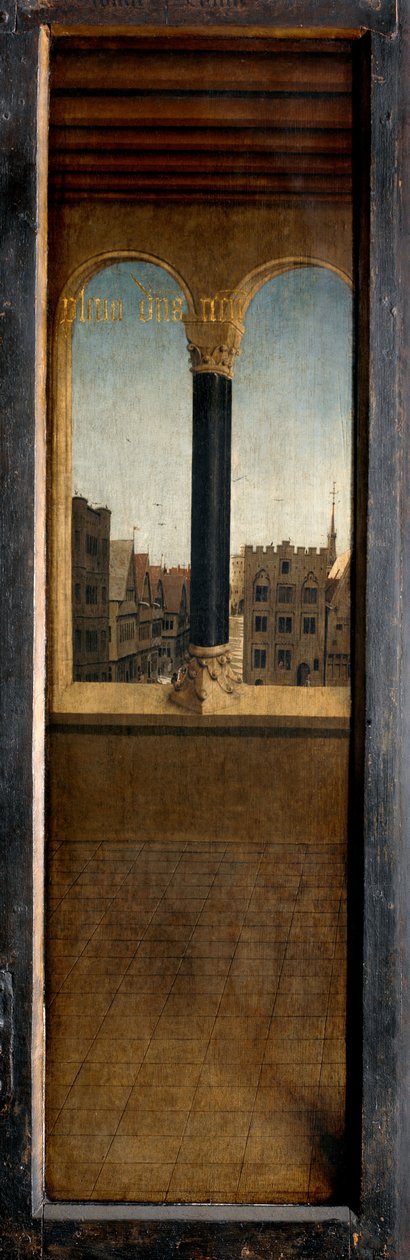 Paneeli Gentin alttaritaulun vasemman luukun ulkopuolelta 作： Hubert & Jan van (1390 1441) エイク
