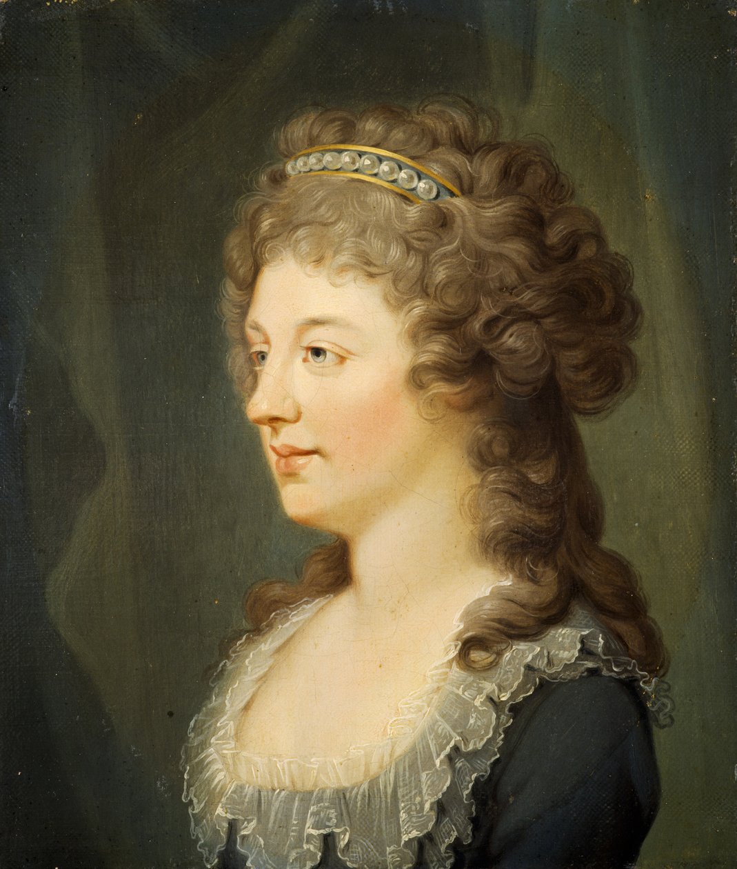 オルバニー公爵夫人シャーロット・スチュアート（1753-1789）の肖像 作： ヒュー・ダグラス・ハミルトン
