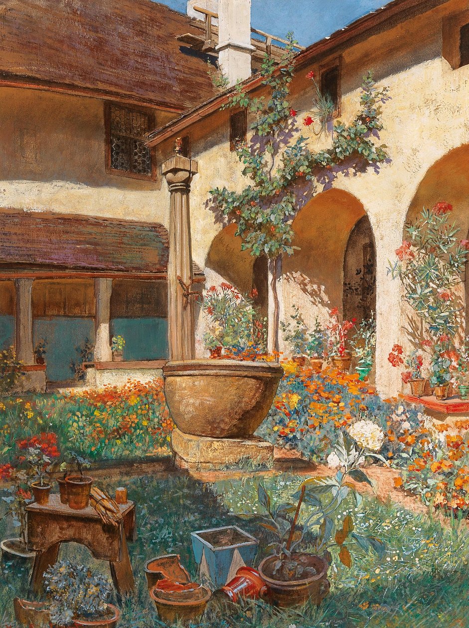 Garden in the Wachaun英語：Garden in the Wachaun 作： ヒューゴ・チャールモント