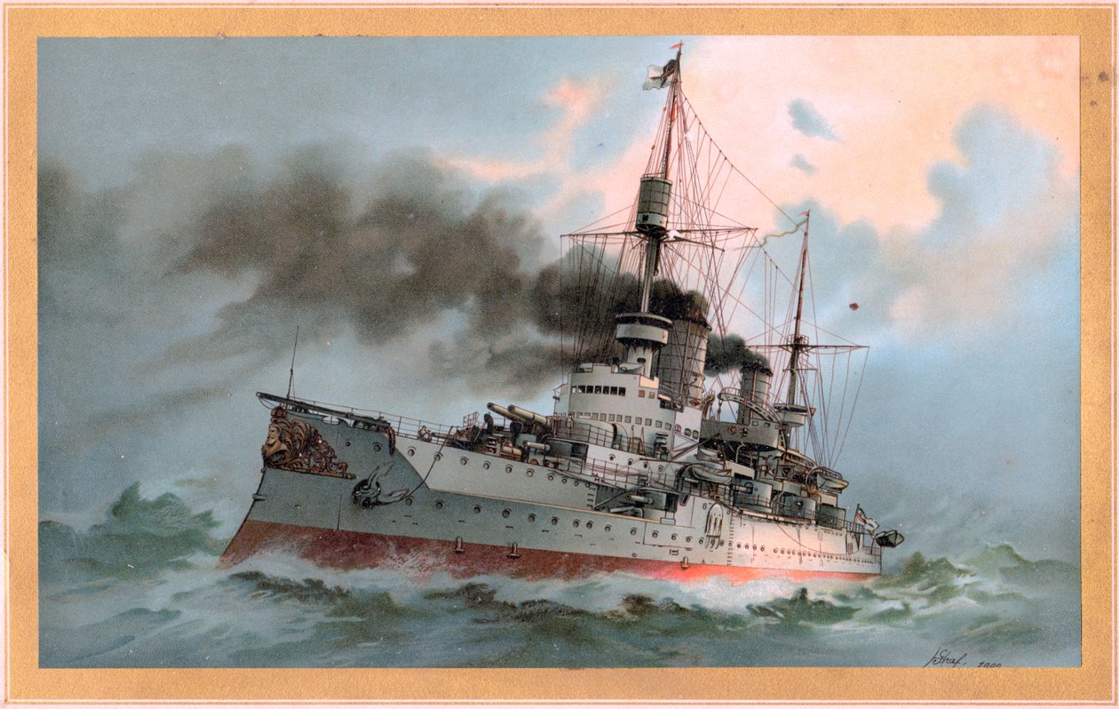 SM戦艦フリードリヒ3世 作： ヒューゴ・グラフ