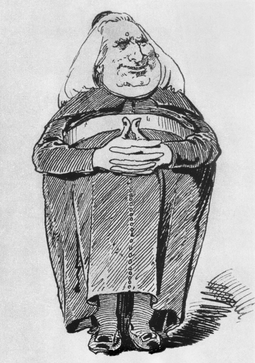 フランツリスト（1811-86）、修道院長、ボルシェムヤンコの風刺画、1870年7月27日 作： ハンガリー語学校