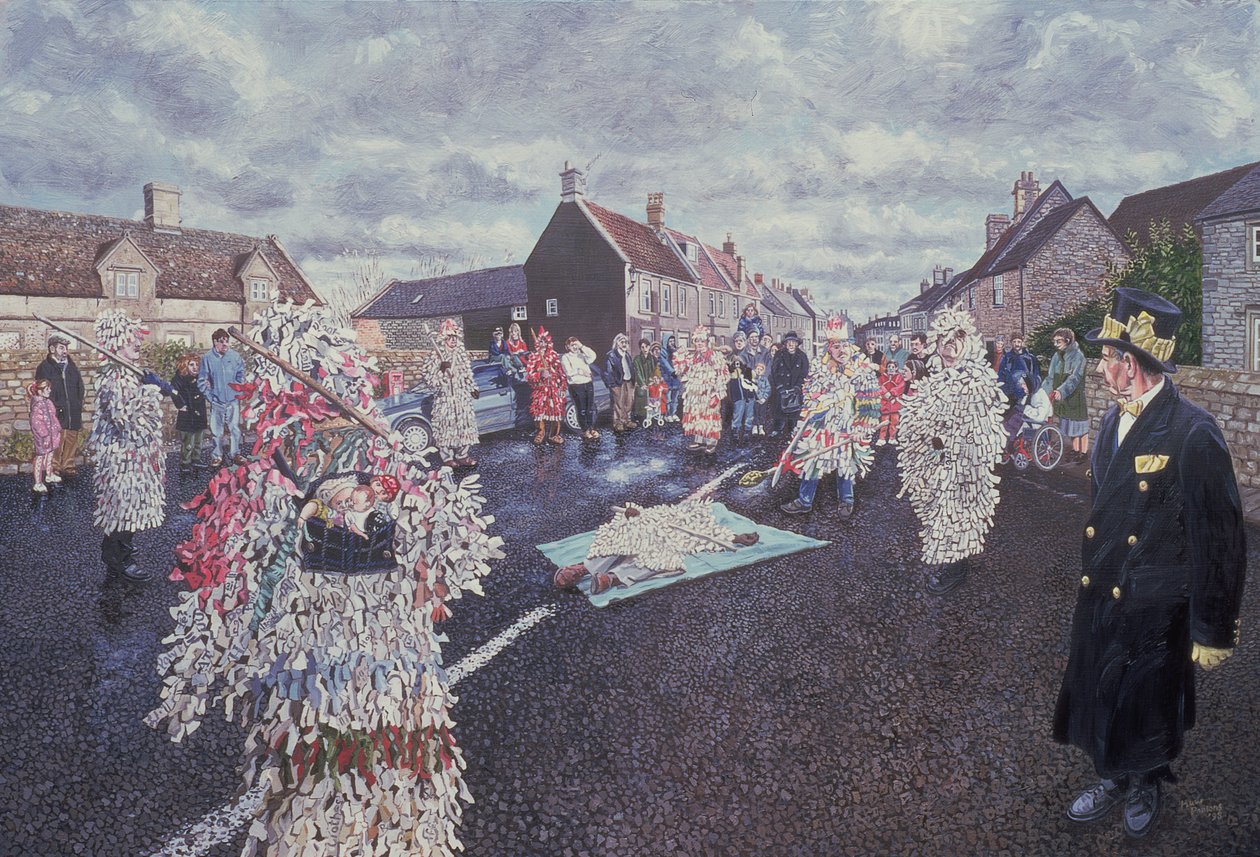 Boxing Day Mummers、Marshfield、1998年（107623も参照） 作： ヒュー・S・パーソンズ