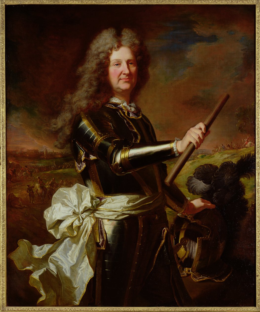 シャルル＝オーギュスト・ド・マティニョン、コント・ド・ゲース、マレシャル・ド・フランス（1647-1724）1691の肖像 作： ヒヤシンス・フランソワ・リゴー