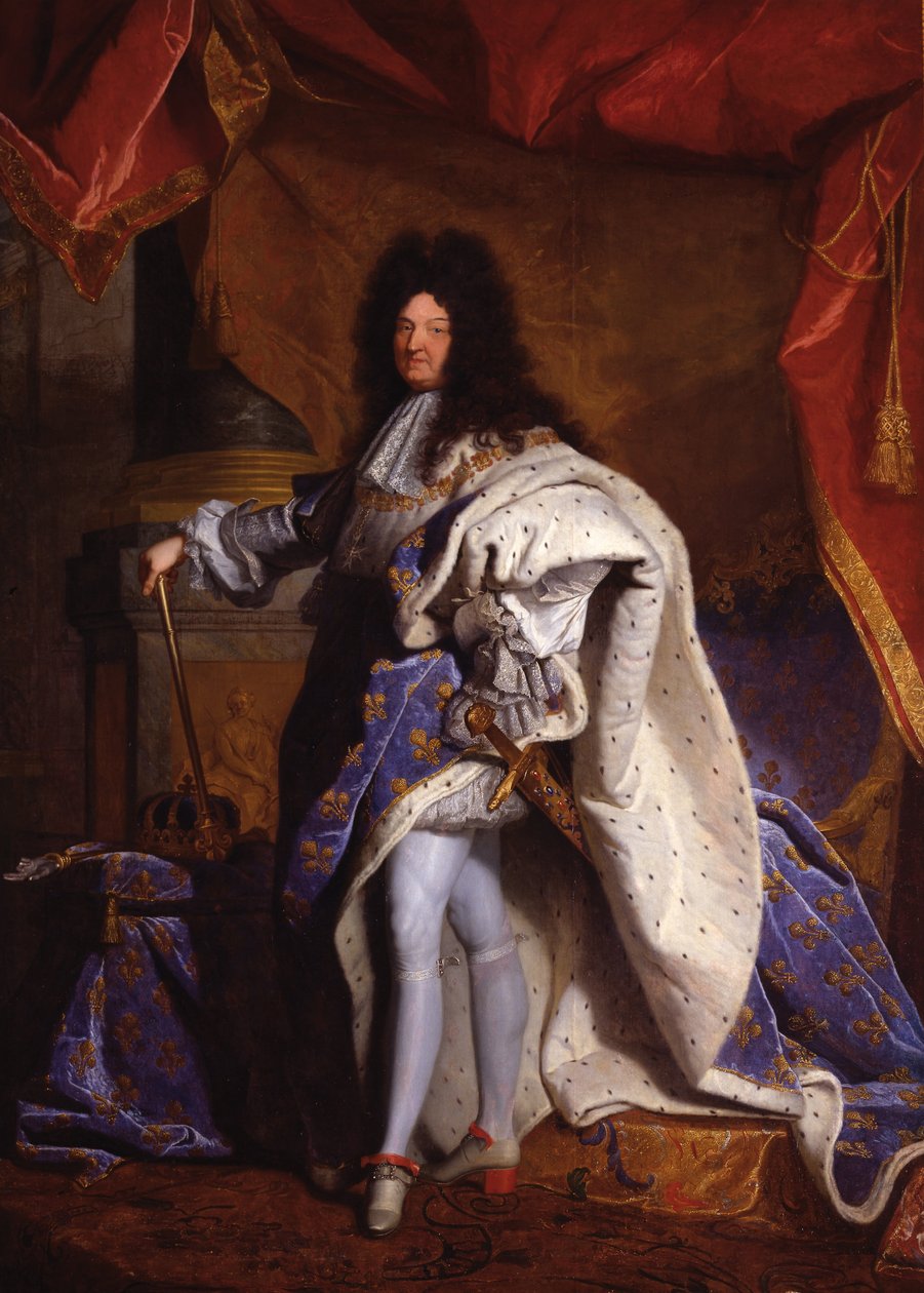 フランス国王ルイ14世（1638〜1715年） 作： ヒヤシンス・フランソワ・リゴー