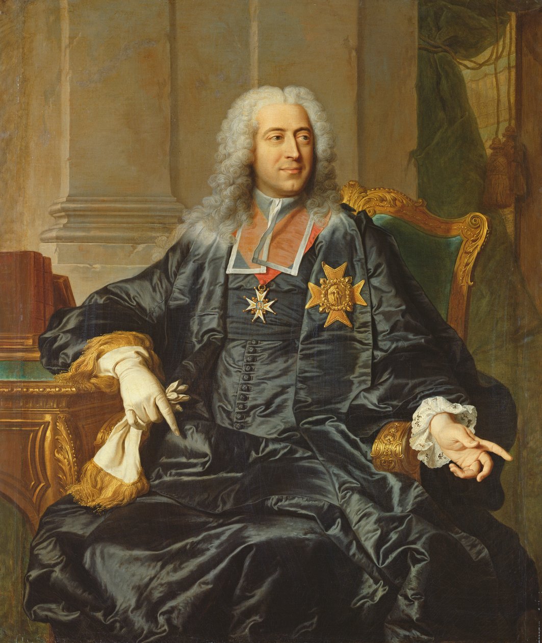 マルクピエールドボイヤードポールミー（1696-1764）アルゲンソン伯 作： ヒヤシンス・フランソワ・リゴー