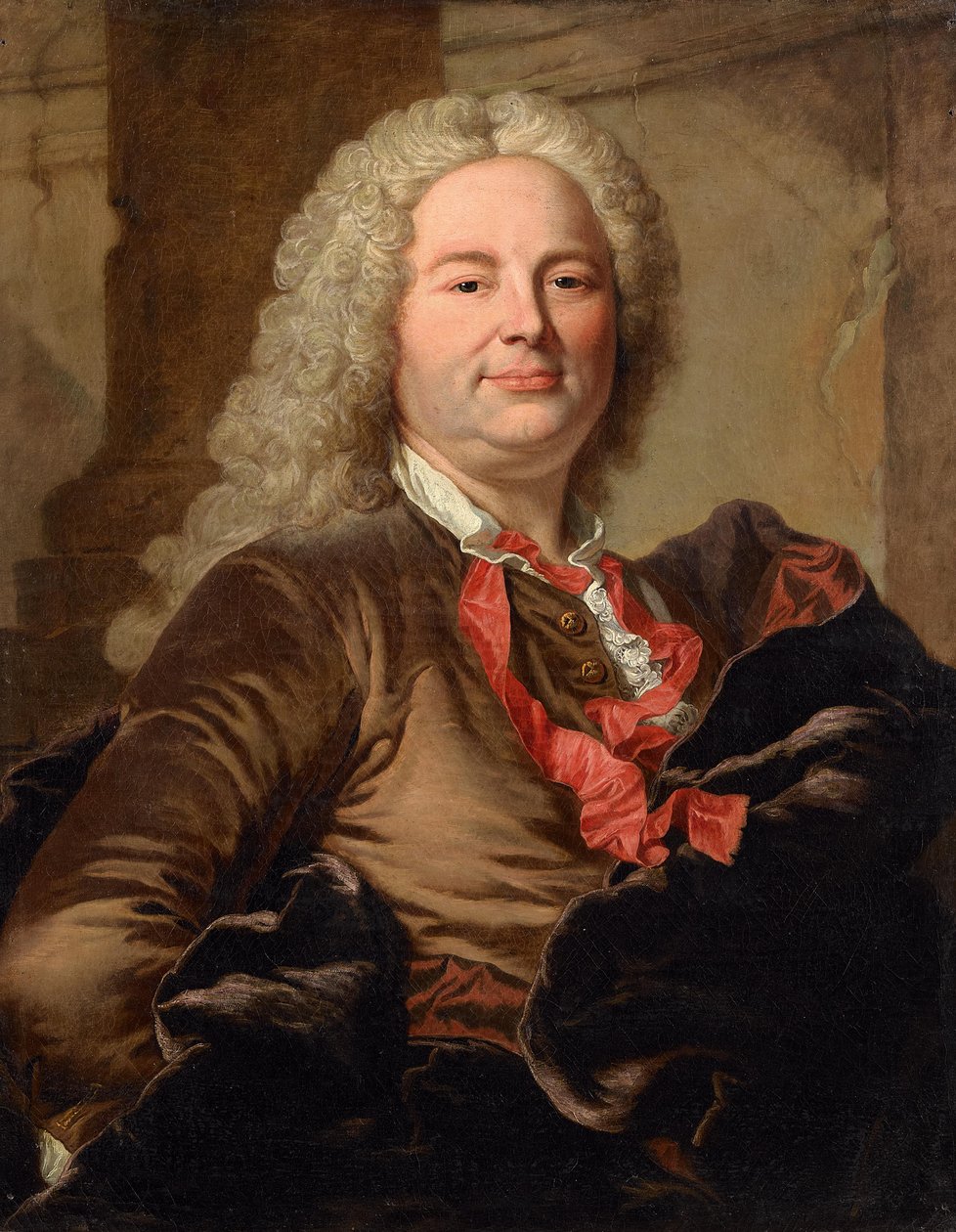Charles Claude Ange Dupleix de Bacquencourtの肖像 作： ヒヤシンス・フランソワ・リゴー