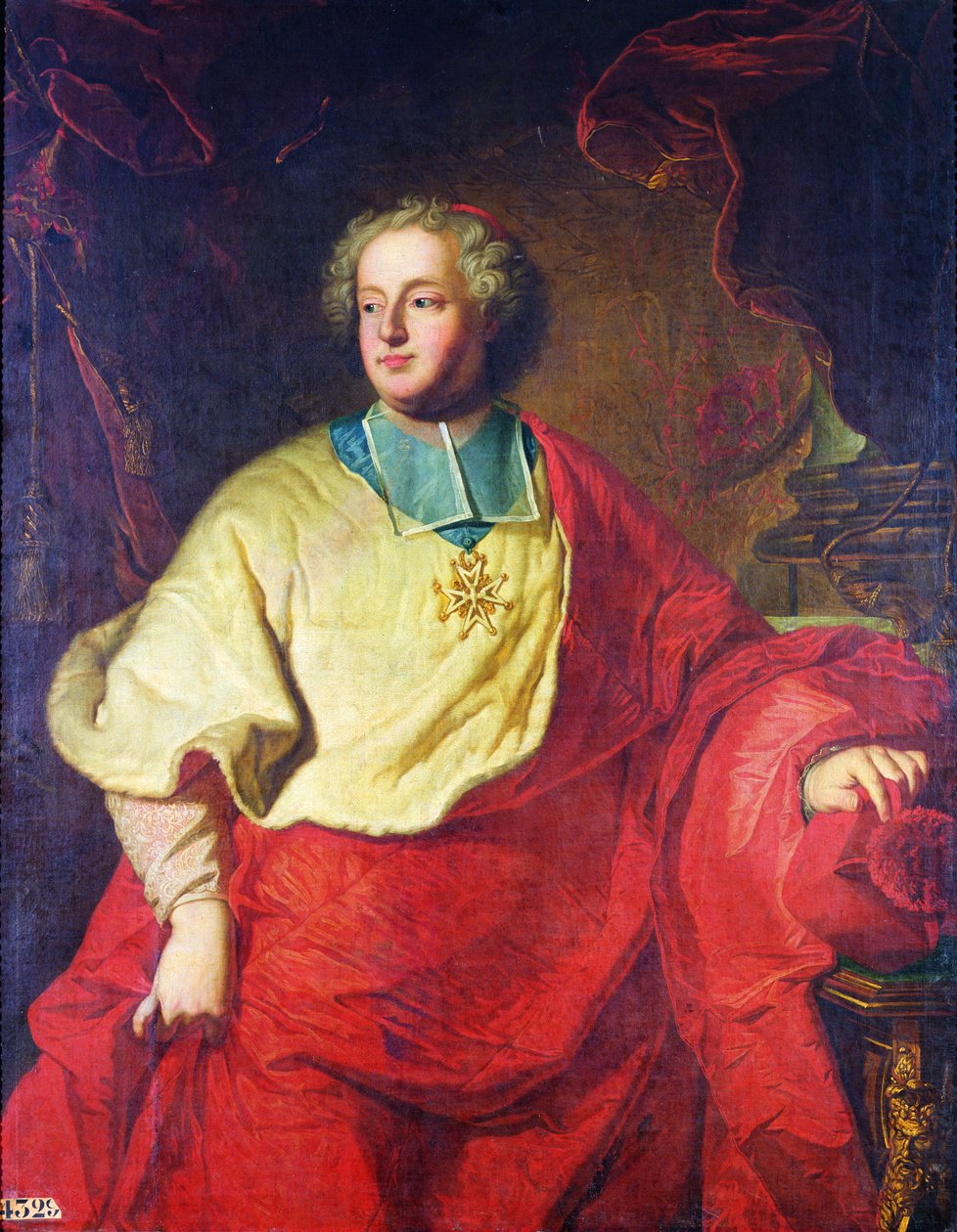 アルマンド・ガストン・マクシミリエン・ド・ロアン（1673-1749）の肖像ストラスブールの司教 作： ヒヤシンス・フランソワ・リゴー