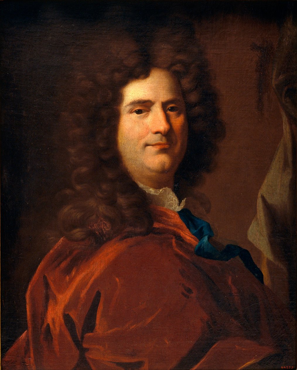自画像 - 自画像 - Hyacinthe Francois Honore Rigaud (1659-1743) 作 - 1705年頃 - キャンバスに油彩 - 65.5x53.5 - Museu Nacional d