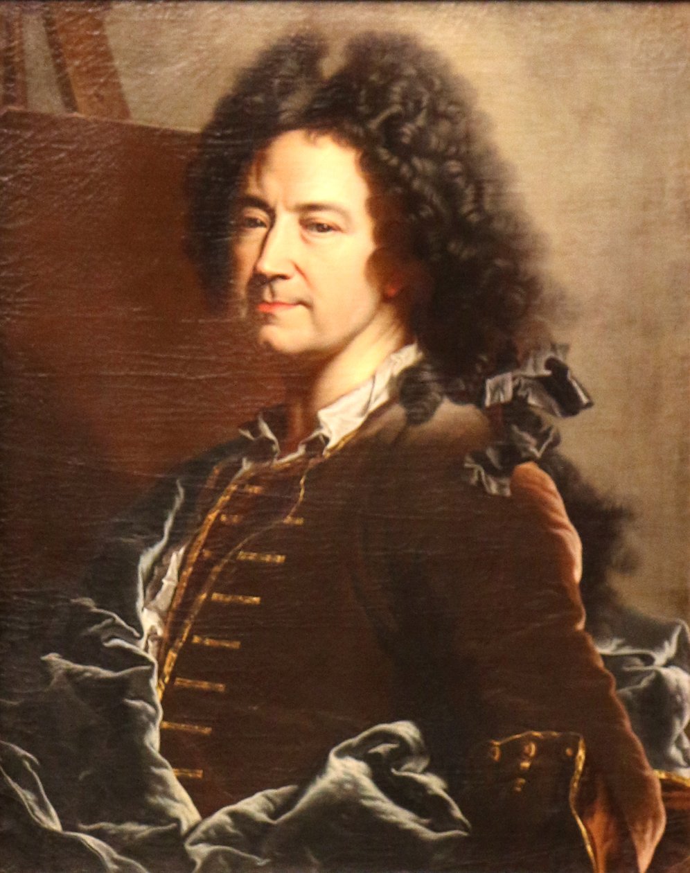 自画像。 作： Hyacinthe Rigaud