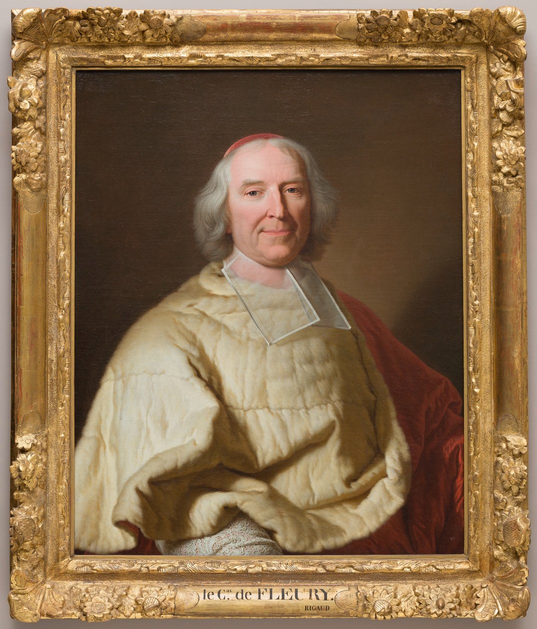 アンドレ・エルキュール・ド・フルーリー枢機卿 1653-1743 作： Hyacinthe Rigaud