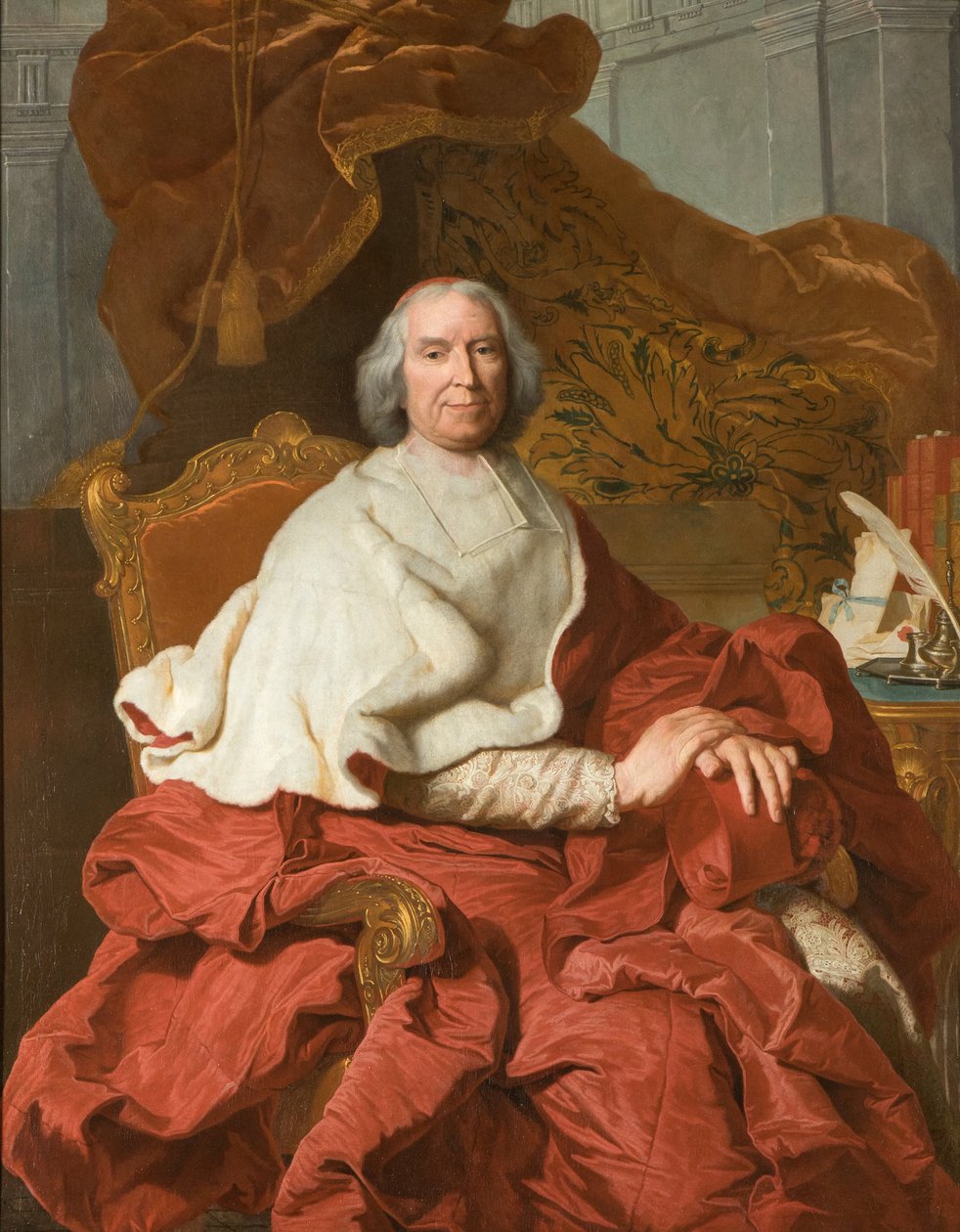 フルーリー枢機卿 作： Hyacinthe Rigaud