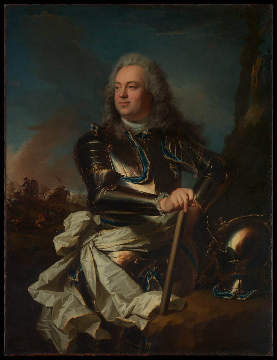 ある将官の肖像 作： Hyacinthe Rigaud