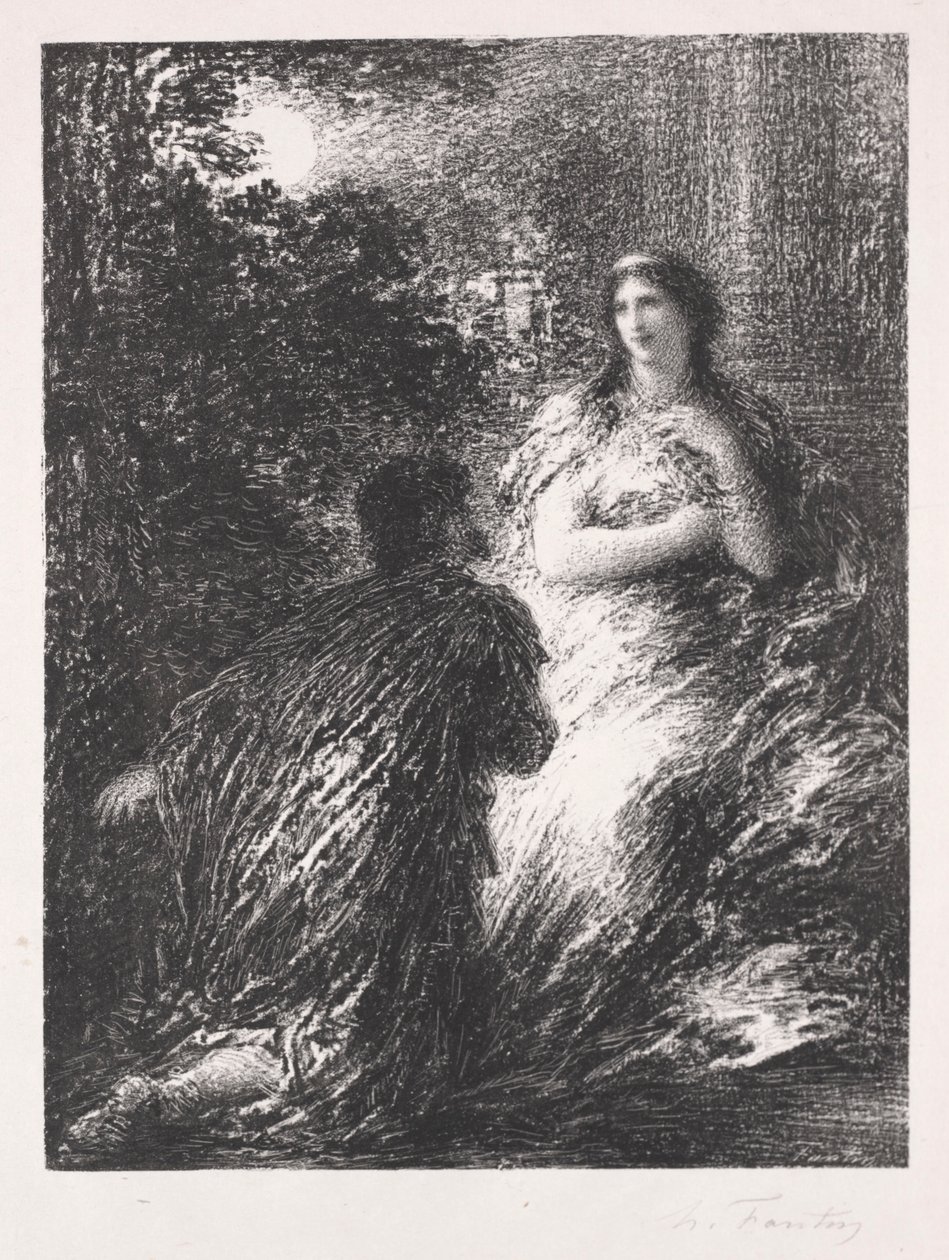 Duo des Troyens、1894-1895。 作： イグナス・アンリ・ジャン・ファンタン・ラトゥール