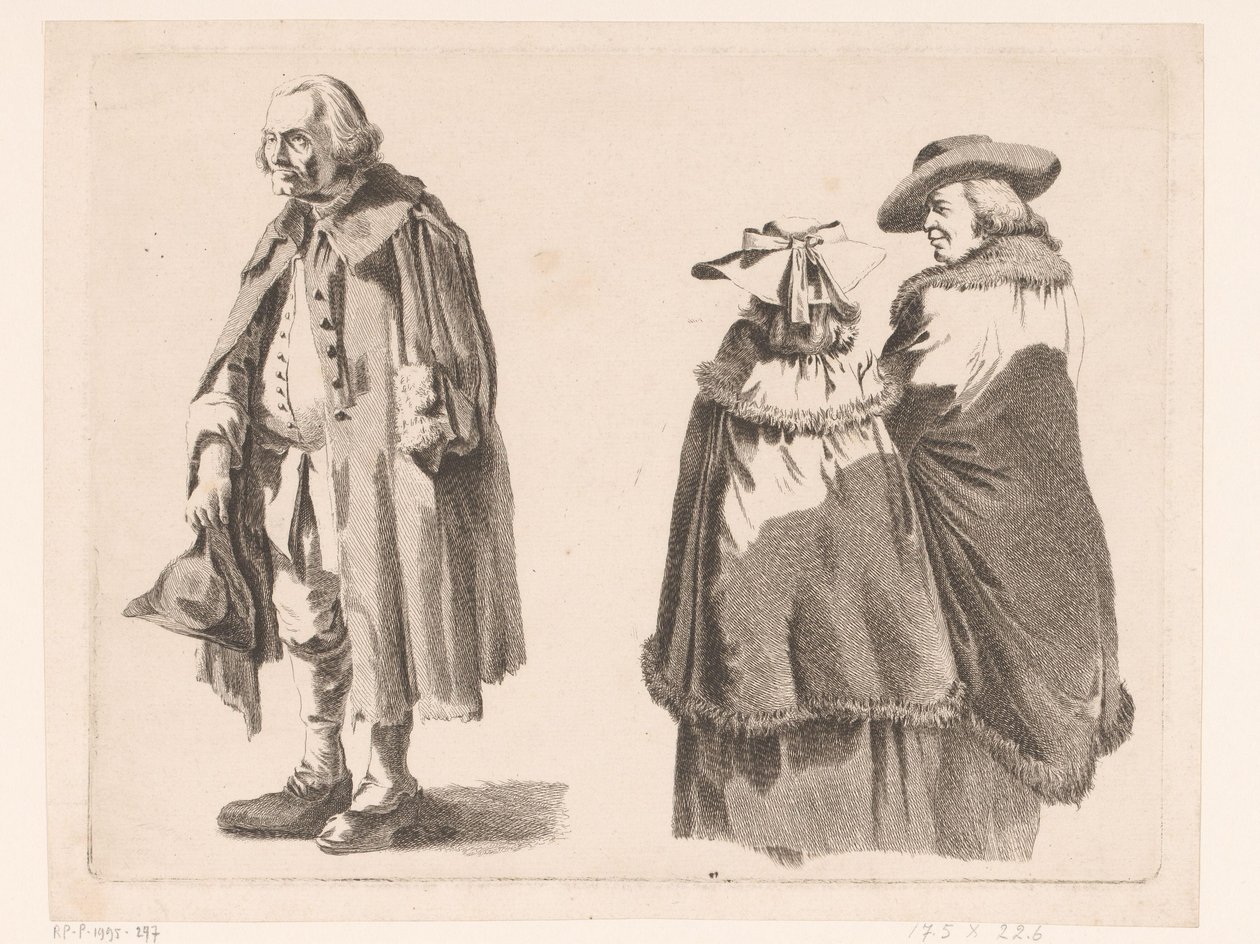 3人の立像による構成 作： Ignace Joseph de Claussin（帰属）