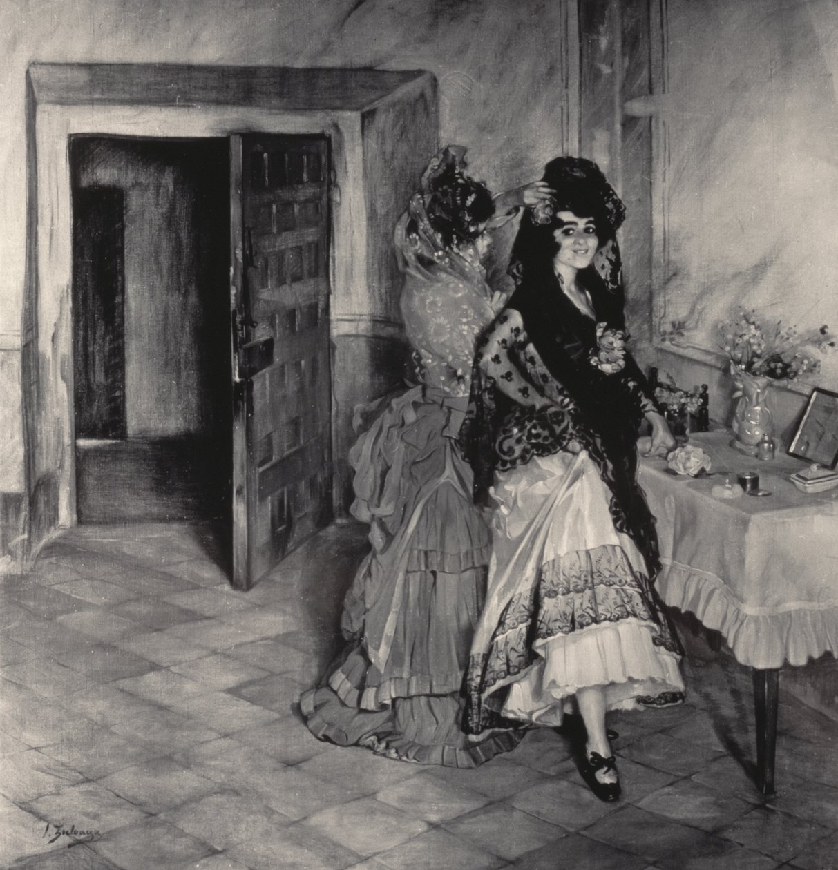 コリーダの準備、1903 作： イグナシオ・ズロアガ・イ・サバレタ