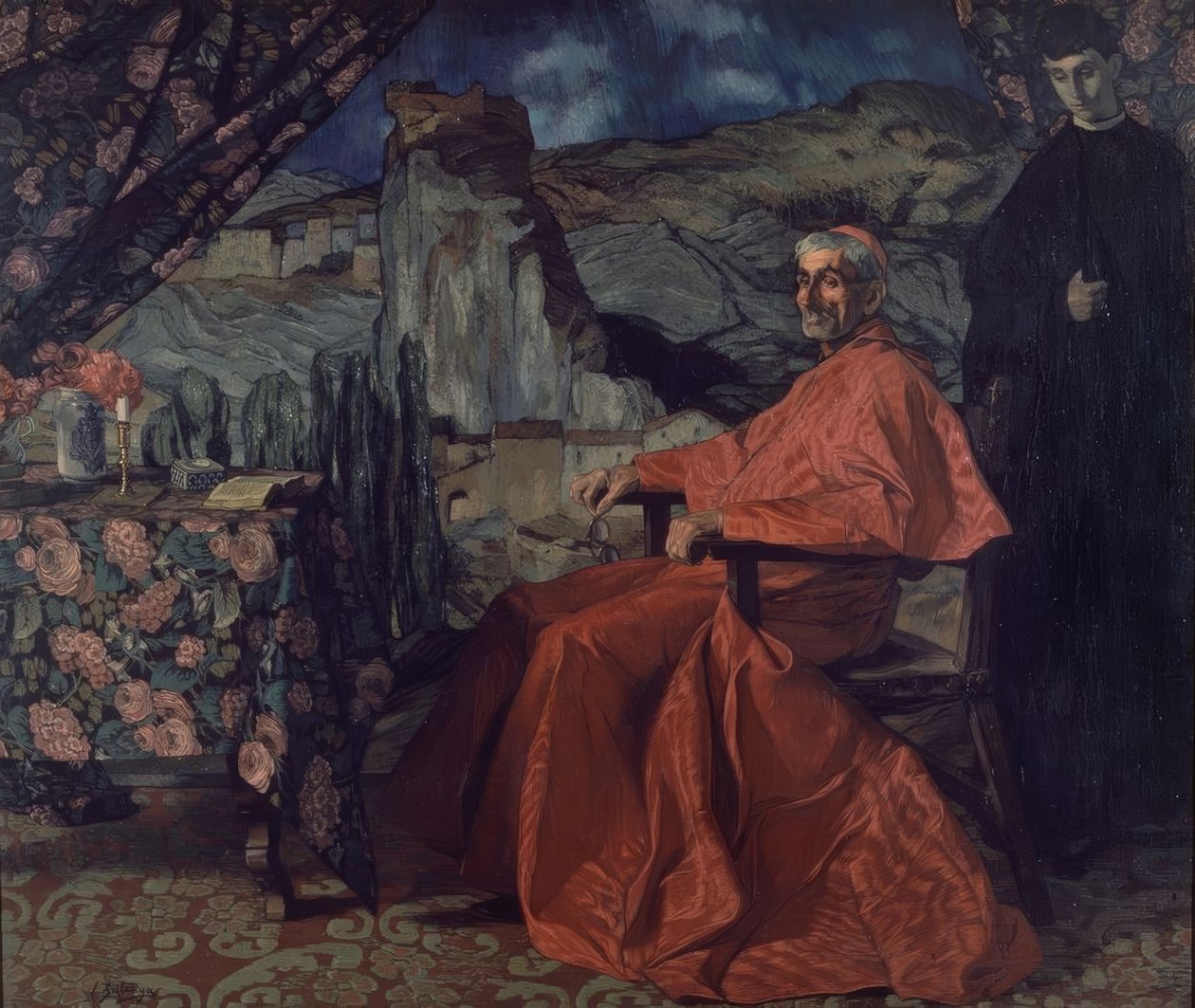 EL CARDENAL-1912-O - L-201 X 236 CM 作： イグナシオ・ズロアガ・イ・サバレタ