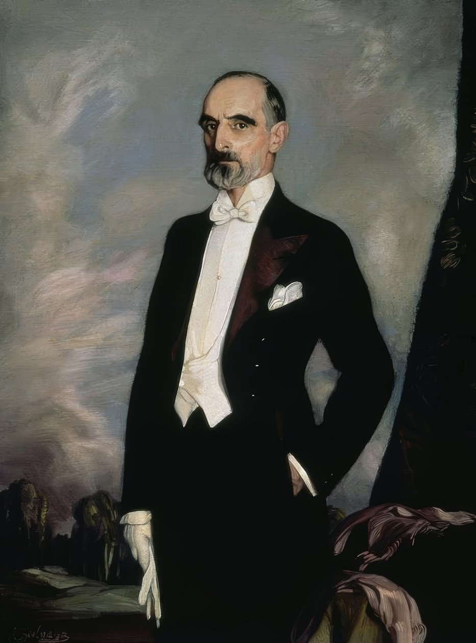 フランシスコ・カンボ（1876–1947）スペインの経済学者および政治家 作： イグナシオ・ズロアガ・イ・サバレタ