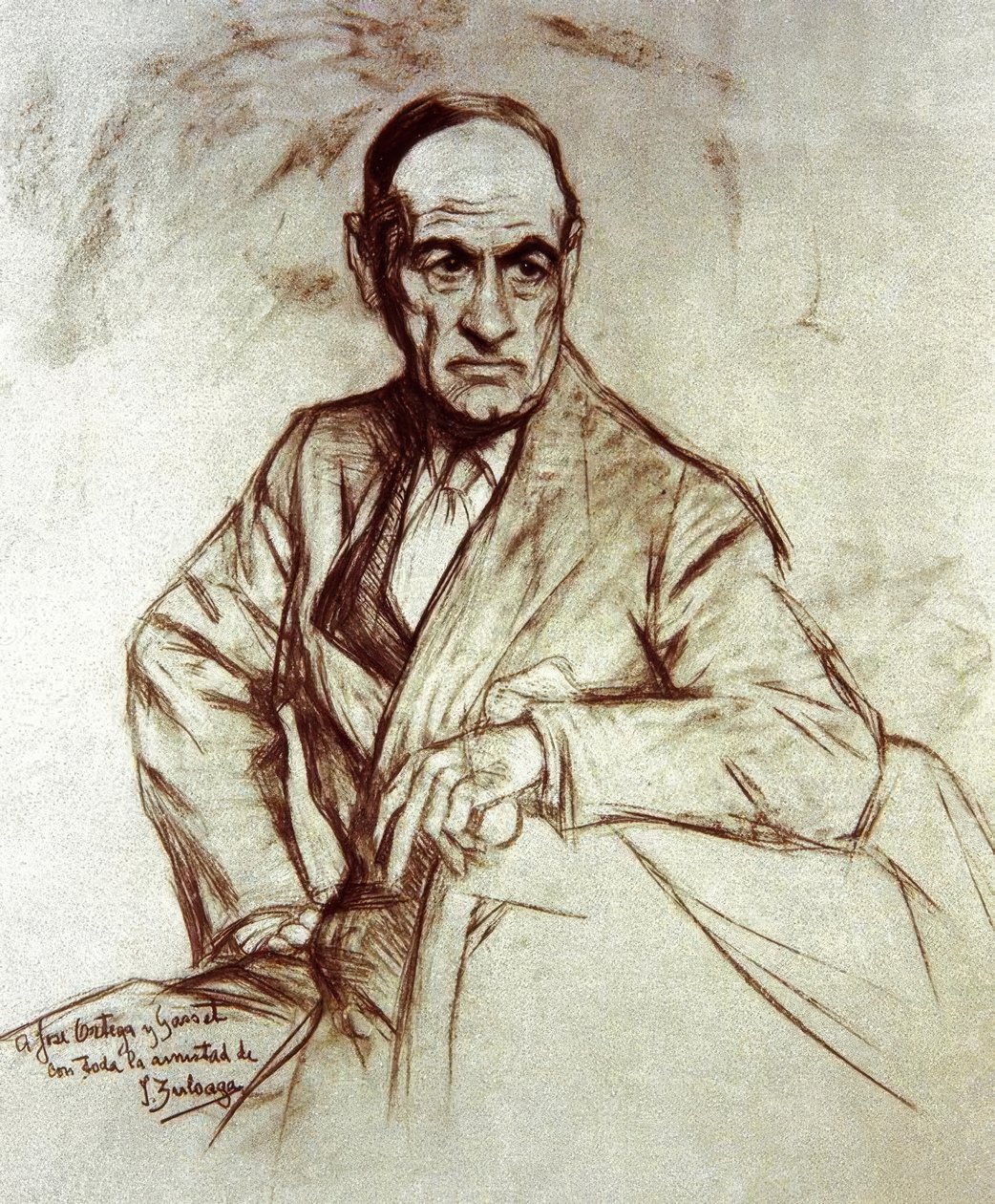 ORTEGA AND GASSET JOSE（1883–1955）-20世紀のスペインの哲学者と研究者 作： イグナシオ・ズロアガ・イ・サバレタ