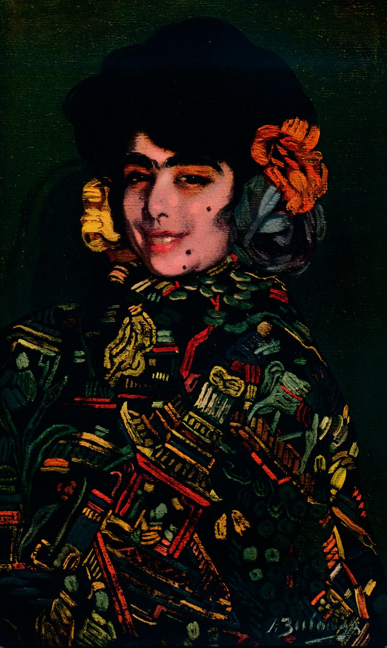 スペインの少女、1907、1932 作： イグナシオ・ズロアガ・イ・サバレタ