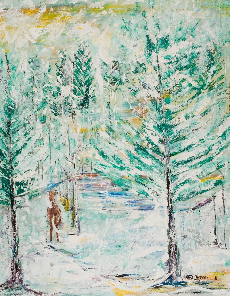 雪に覆われた森 作： イカール・ベックフォード