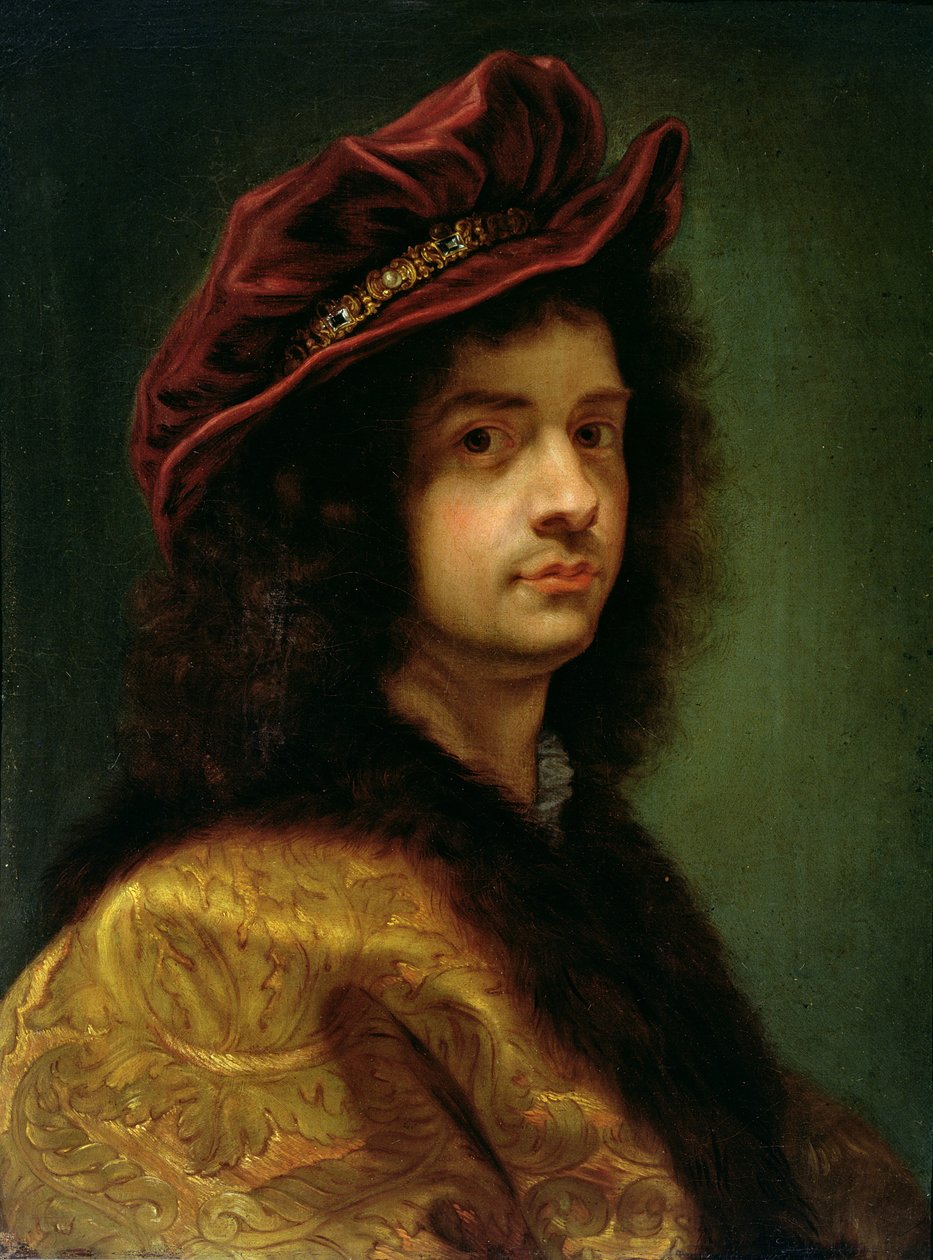 自画像、1667年 作： イル・バチチョ