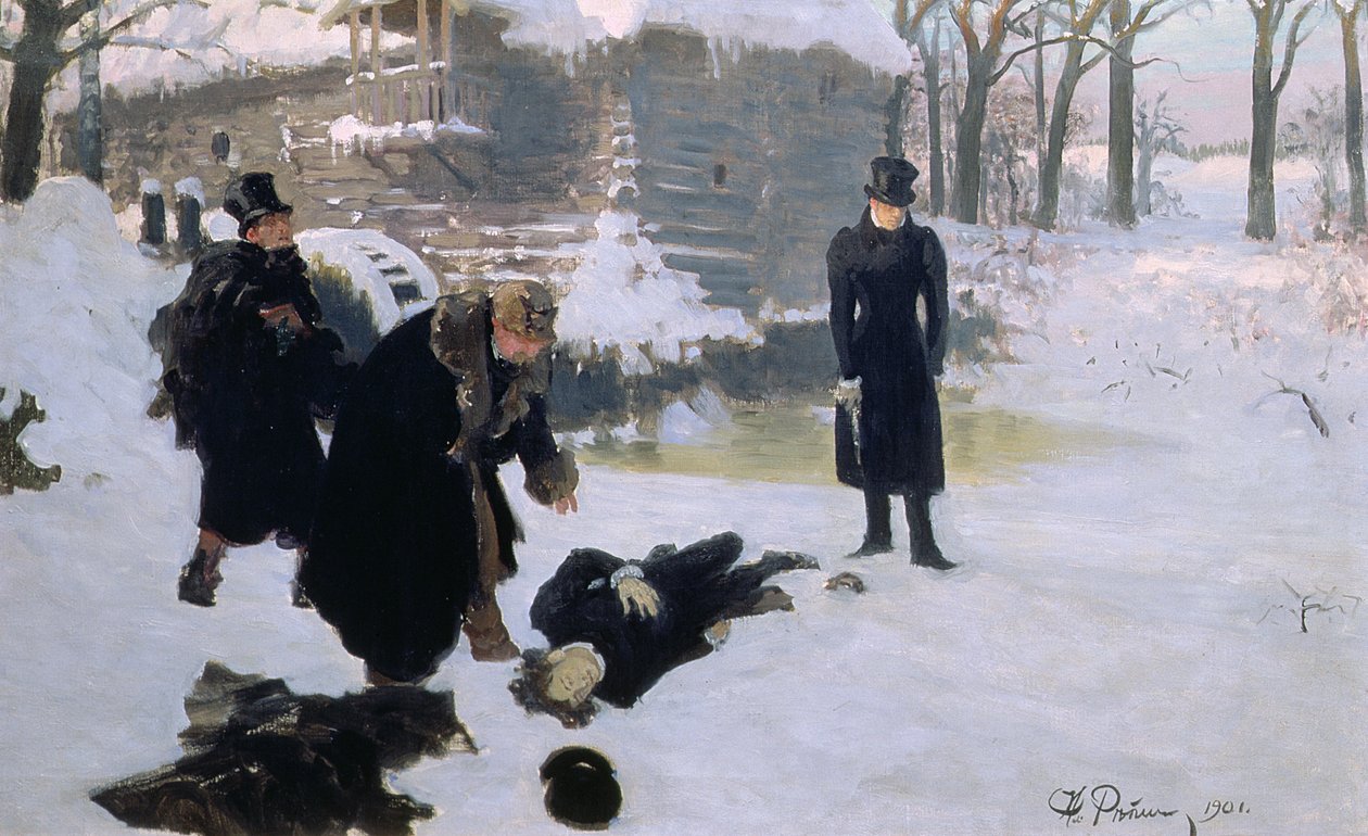 決闘、1901 作： イリヤ・エフィモヴィチ・レーピン