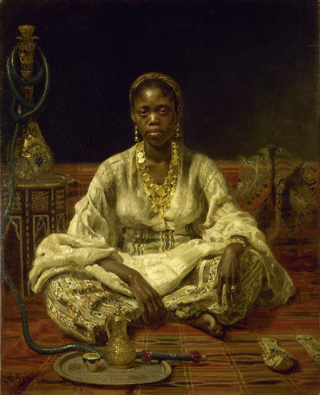 黒人女性、1875-1876。 作： イリヤ・エフィモヴィチ・レーピン