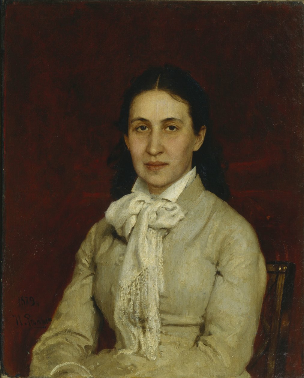 Yelizaveta Grigoryevna Mamontova 1847-1908、1878の肖像 作： イリヤ・エフィモヴィチ・レーピン