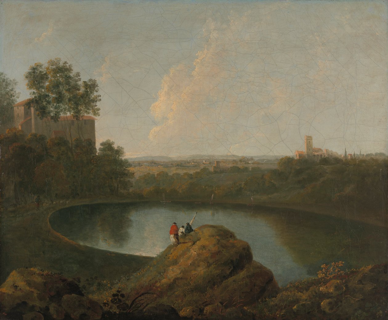 ネミ湖の頭 作： Richard Wilson RAのなりすまし