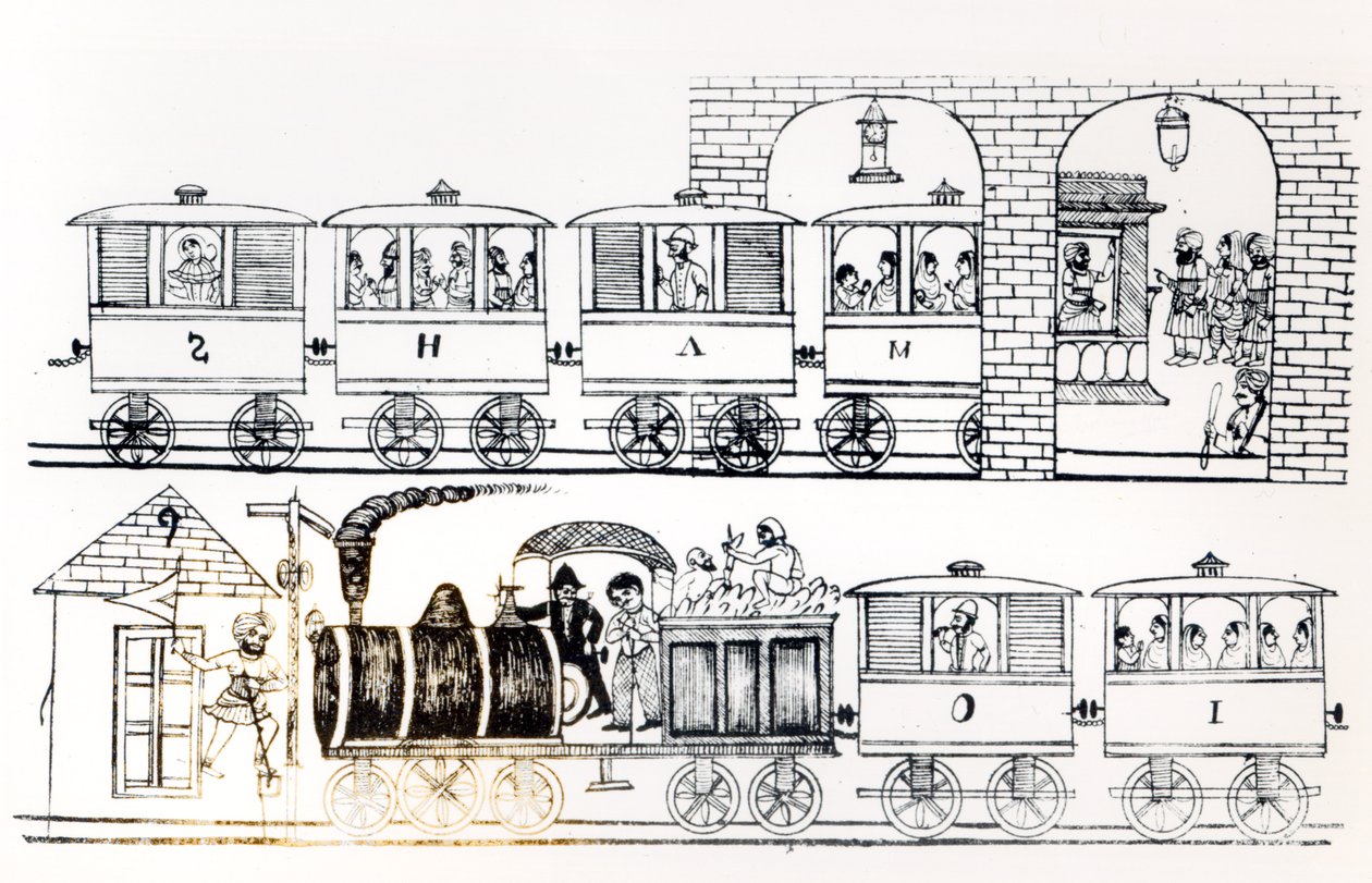 インドの鉄道 作： インドの学校