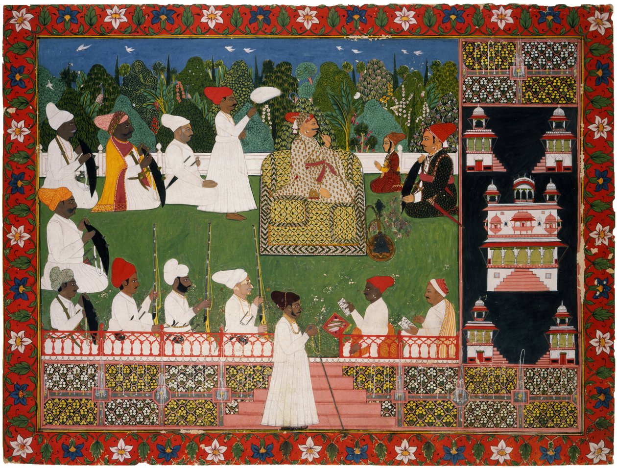 Ajit Singh 16781724、ジョードプルのマハラジャ、18世紀半ば。 作： インドの芸術