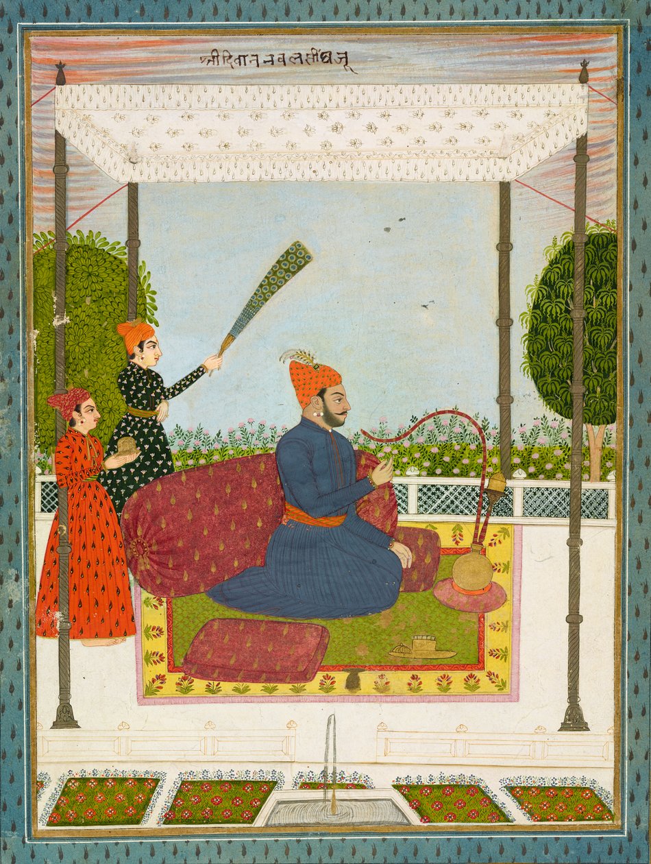 ダティア首相、1750年頃、ディワンナワルシン 作： インドの学校