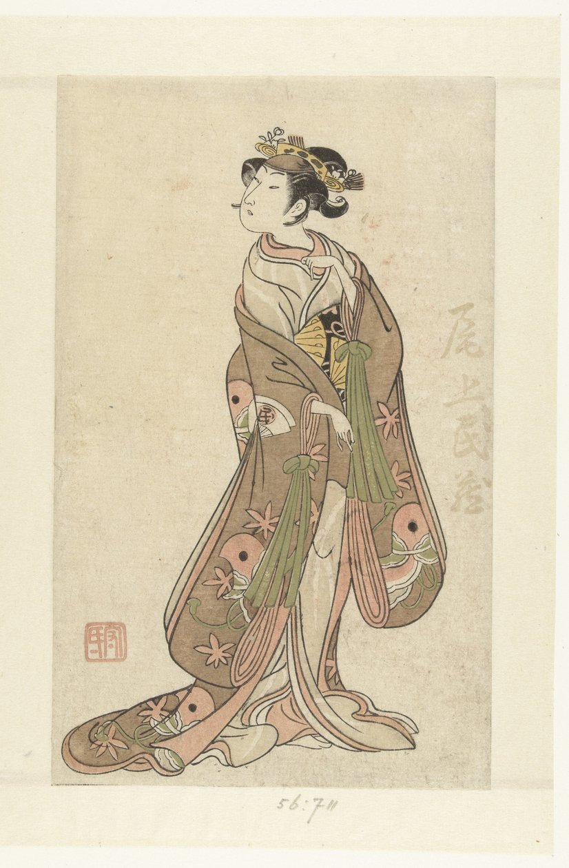俳優の尾上民三が主役の私 尾上民蔵（オブジェに題名） 作： 一筆祭文鳥