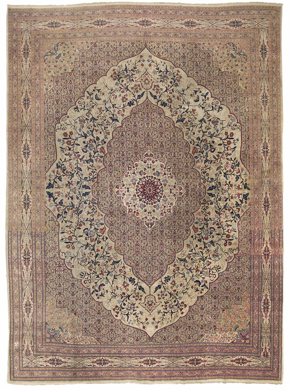 Haji Jalili Tabrizカーペット、19世紀後半（ウール） 作： イランの学校