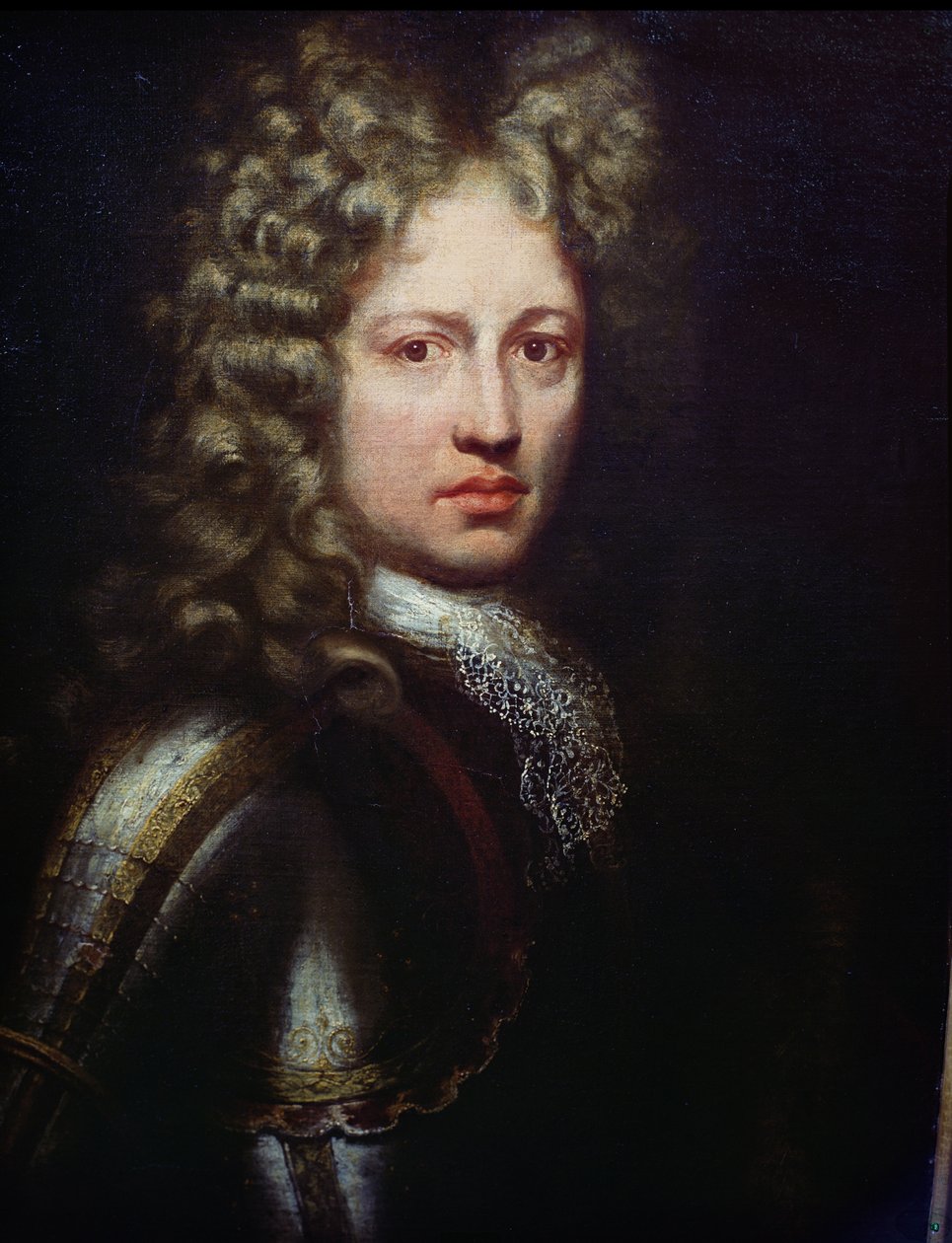 パトリックサースフィールドの肖像画、ルーカン伯爵（d.1693）アイルランドのジャコバイトと兵士 作： アイルランドの学校