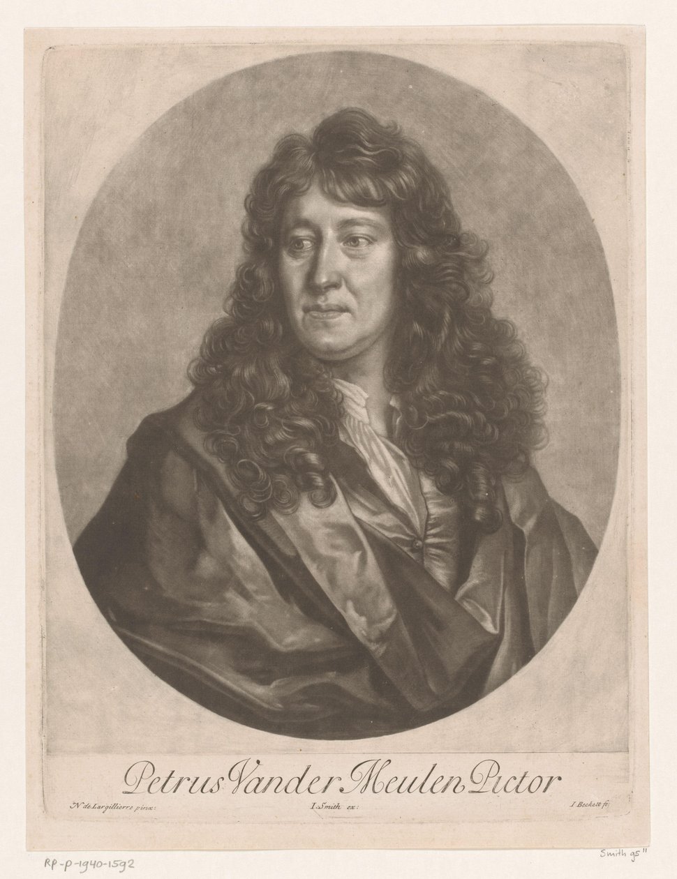 ピーター・ファン・デル・ミューレンの肖像 Petrus Vander Meulen Pictor (オブジェクトのタイトル) 作： アイザック・ベケット