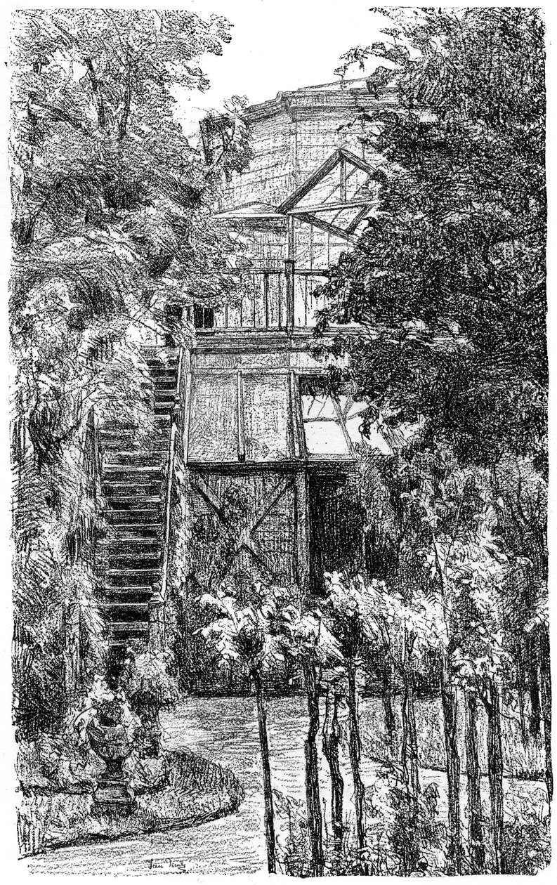 庭園、c1880-1882 作： アイザックイスラエル