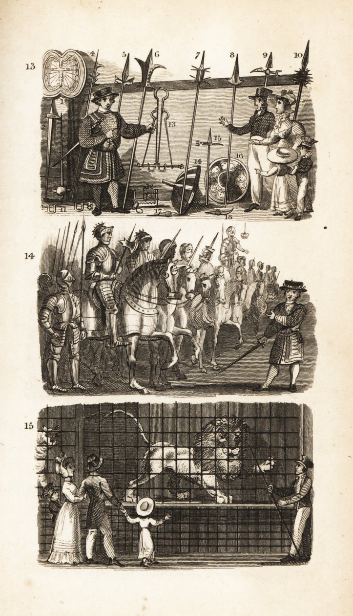 The Tiwer of London: The Armory, the Horse Armory and Wild Beasts in the Tower 作： アイザックテイラー