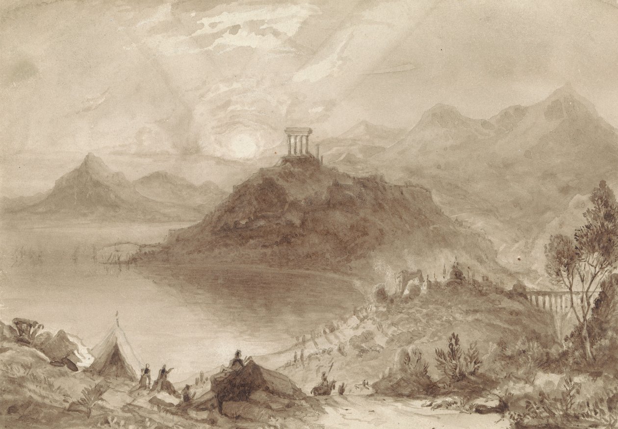 Paisagem Clássica com Templo 作： アイザック・ウェルド