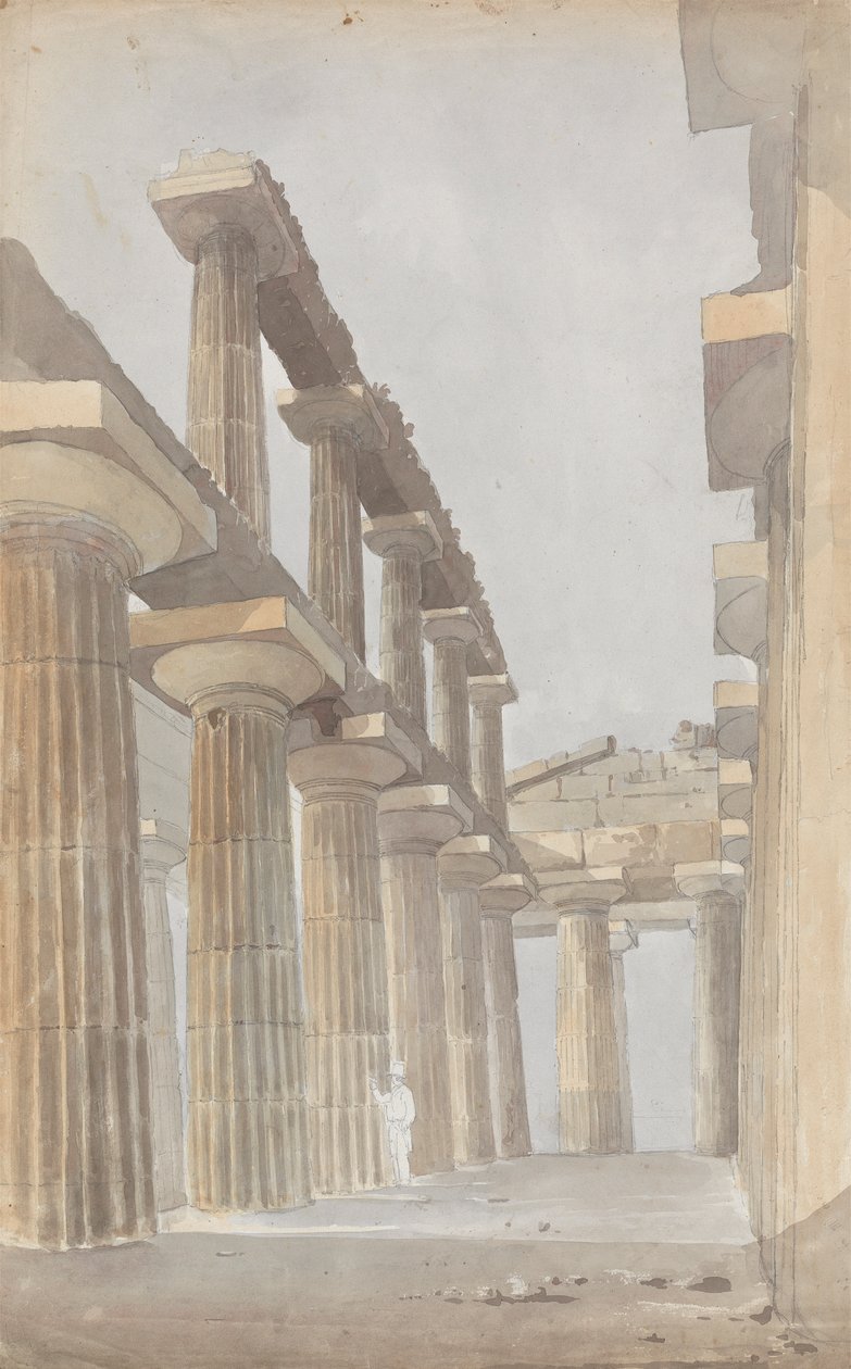Interior do Grande Templo de Paestum 作： アイザック・ウェルド