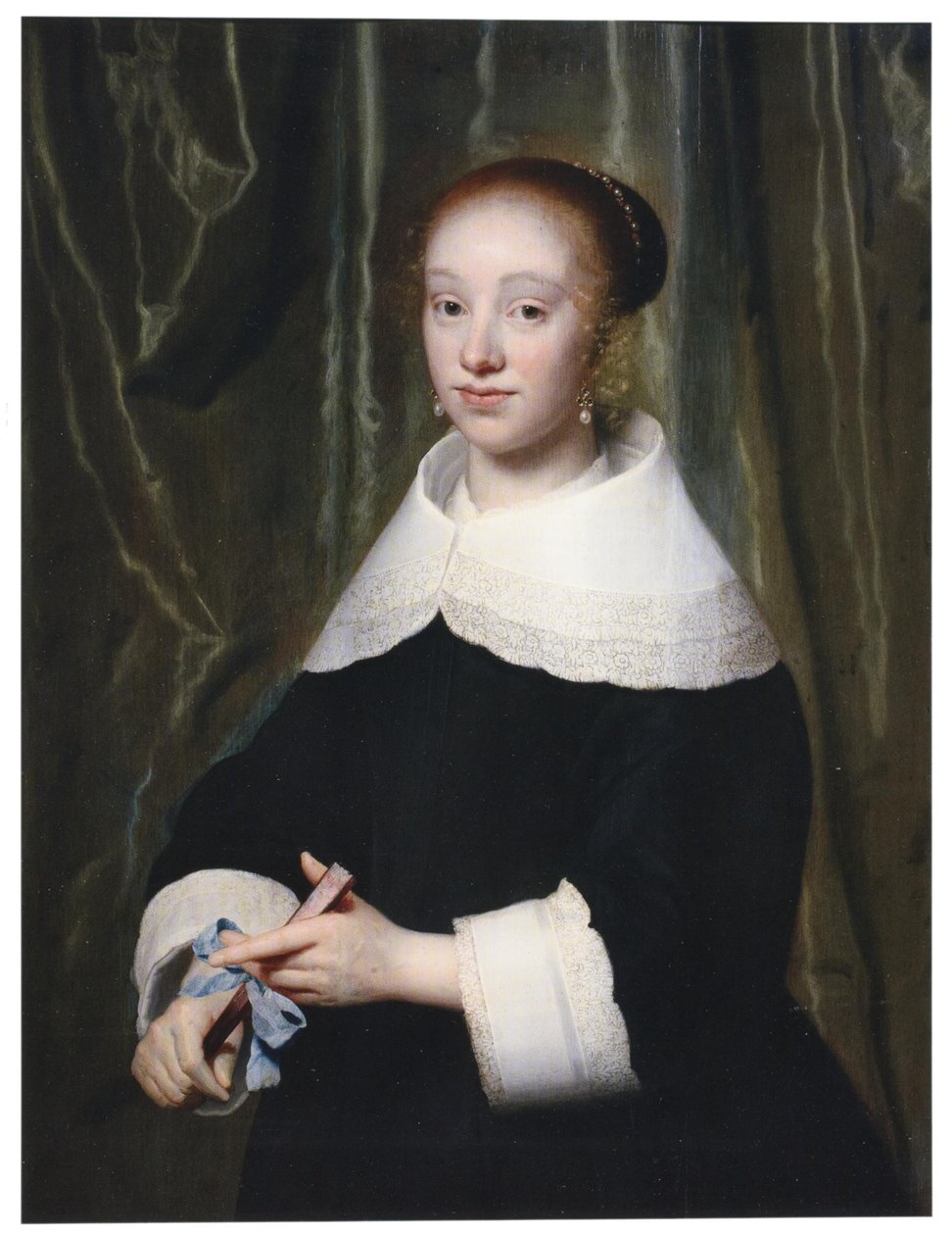 ヤン・ヘンドリック・レステヴェノンの花嫁、エステル・バリー（1630-1696）の肖像（1652年頃 作： アイザック・ルティチュイ